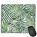 Produktbild keiwiornb Tropical Palm Leaves Personalized Design Mouse Pad Gaming Mouse Pad with Stitched Edges Mousepads, Non-Slip Rubber Base, 9.8x12 Inch/25 X 30cm, 3mm Thick - Best Gift Idea