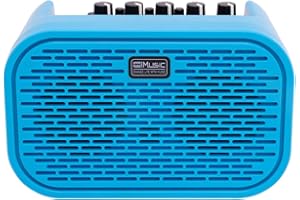 DELLERSOUND Unique Mini Amplificador de Guitarra, Amplificador de Guitarra eléctrica Recargable inalámbrico de 10 W con Efectos de retardo/distorsión, para práctica en casa y Fiesta de música