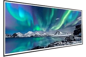 AOAOBIGS Large 5D Diamond Painting Kits for Adults Beginners Aurora Diamond Art Full Drill Round Dots Diamond DIY Kits Pictures for Wall Decor Home Office Decoration(35.4in*15.7in) Without Frame