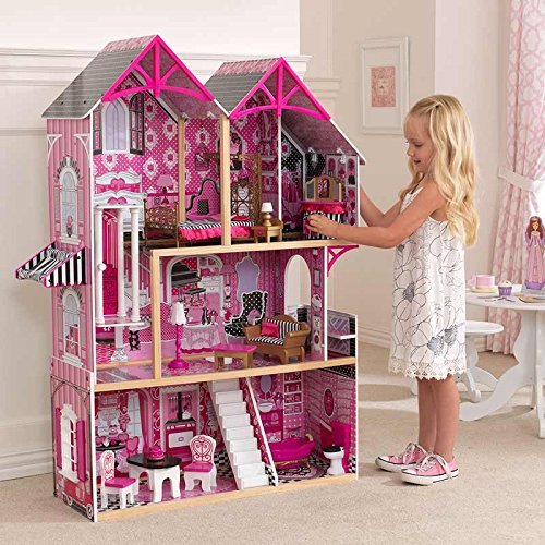 KidKraft Couture Dollhouse + 14 Pieces of Furniture (3+ Years) by KK