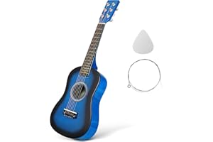 ibasenice 23 Inch Acoustic Guitar - Beginner Music Instrument 6-String Guitar Beginner Small