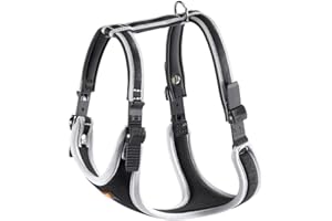 Ferplast Uprząż dla dużych psów, ERGOCOMFORT EXTRA LARGE, regulowane szelki dla psa, wygodne, wyściełane, podwójne zamknięcie mikroregulacyjne, szybkie odpinanie