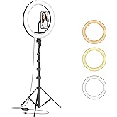 Dyazo Big 12 Inch Led Ring Light with 7 Feet Tripod Stand (Combo) for Mobile Phones & Camera, Suitable for Vloggers Photo & V