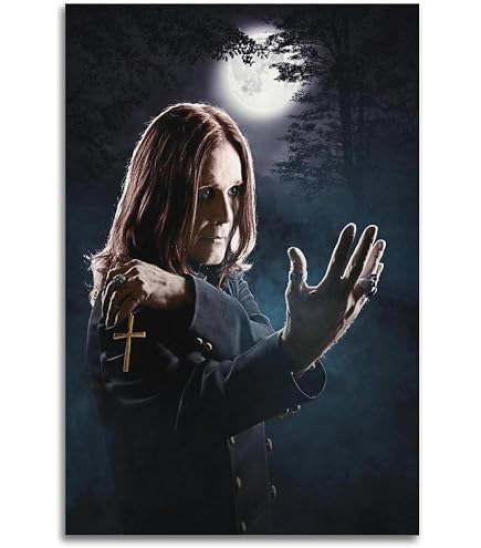 Poster Toile Ozzy Osbourne - Déco Murale Musicale 30 X 45 Cm (sans Cadre) - 14