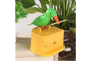 CASECOVER Toothpick Dispenser, Cute Bird Toothpick Holder Dispenser Teeth Cleaning Toothpick Case Gag Gift