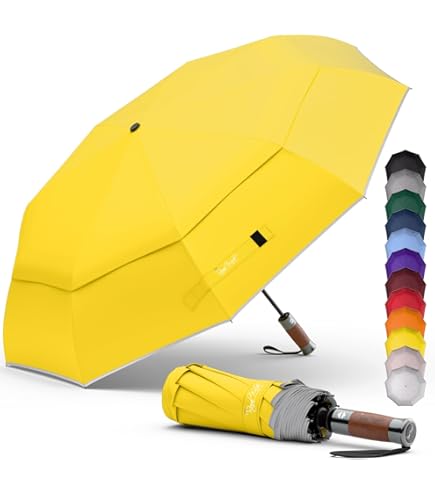 Parapluie Helly Hansen Dublin - Taille Unique, Noir, Toile Large, Poignée En Mousse, Baleines Robustes