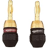 AmazonBasics Banana Plugs, 6 pairs