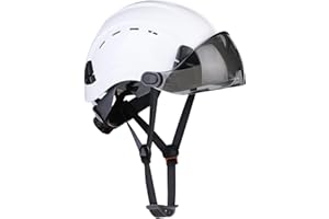 UNINOVA Elmetto Antinfortunistica Ventilato E Regolabile, Casco Da Lavoro Casco Di Protezione Casco Per Cantiere Con Euroslot Laterali Per Dispositivi Di Protezione Dell´Udito A Cuffia