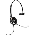 Plantronics EncorePro HW510 Monaural Voice Tube Headset, Black