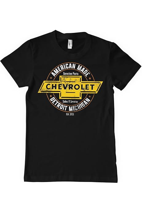 Corvette C3 T-Shirt Corvette C3 GM Division Logo Schwarz main image 1