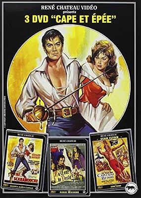 René Chateau Coffret Cape et Epée 3 DVD (Scaramouche, Tour de Nesle, Fils Capitaine Blood)
