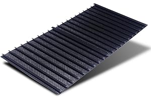 GOLDSAX Sluice Box Matting, Gold Mats, Black, 15 cm Wide, 30 cm Long, 1 Piece