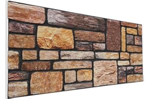 DELLEDECOR ADVANTAGE DESIGNS 3D Stone Effect Wall Panel, Polystyrene Stone Effect Cladding Wall Covering Panel Tiles, 50x100cm DL235