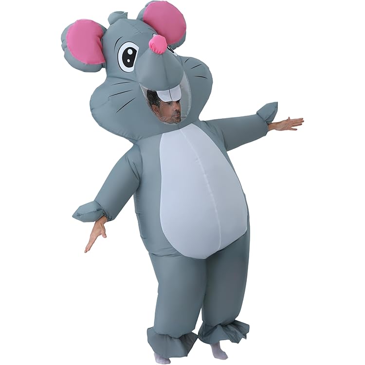 Searhmomo Costume Gonflable De Chat Pour Adulte, Costume Gonflable Amusant, Costume D'Halloween Pour Fête Cosplay