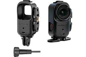 ZJRXM actionfäste för DJI Osmo Nano tillbehör, kamerakur actionfäste skyddsram för DJI Osmo Nano kamera, horisontella vertikala bilder, med 1/4 tum gänghål