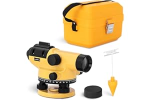 Steinberg Systems Livello Ottico Livellatore SBS-LI-32/38 (Alluminio, 32x, 38 mm, Deviazione 1 mm, Compensatore magnetico)