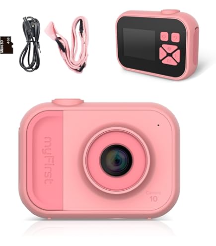 myFirst Camera 3 Mini-camera voor kinderen Kerstverjaardagscadeau voor jongens meisjes van 4-15 jaar Voor reizen met extra selfie-lens 12 MP HD-videocamera met gratis schokbestendige hoes (Blauw myFirst Camera 3 Mini-camera voor kinderen Kerstverjaardagscadeau voor jongens meisjes van 4-15 jaar Voor reizen met extra selfie-lens 12 MP HD-videocamera met gratis schokbestendige hoes (Blauw