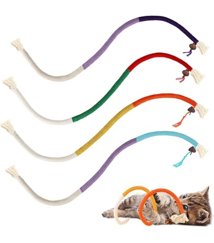 Giocattolo Per Gatti Con Erba Gatta E Sisal - Interattivo, Per Pulizia Denti E Gioco - Foto 7