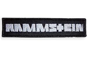 Rammstein Rammstein Patch Aufnäher 12.8 x 2.9 cm Black, Official Band Merchandise