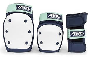 Rekd Heavy Duty Triple Pad Set Kit de Protection Skateboard Unisexe Adulte Mixte