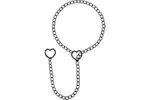 JJDreams Punk Goth Heart Ring Choker Vintage Necklace Collar with Chain Women Jewelry