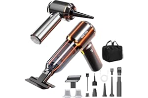 ‎DILIDALA DiliDala Handstaubsauger Akku, 26000PA Auto Staubsauger, Upgrade-Schnellladung, 3-Gang Akku Staubsauger mit Bürstenloser Motor per Auto, Tierhaare, Sofa Reinigung