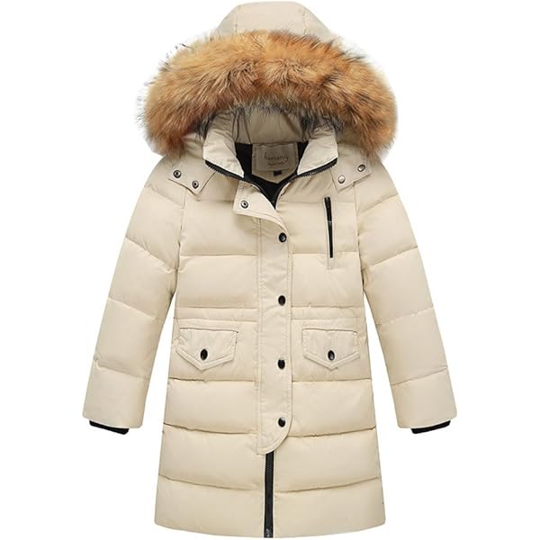 Manteau Capuche Enfant Doudoune Enfant AnKoee Veste Hiver Garçon