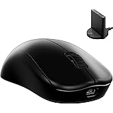BenQ Zowie U2 Wireless Gaming Mouse for Esports, Optimised Receiver, Low Weight 60g, Sensor 3200 DPI, 5 Buttons, 70 Hours Bat