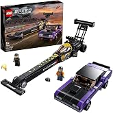 LEGO&reg; Speed Champions Mopar Dodge//SRT Top Fuel Dragster ve 1970 Dodge Challenger T/A 76904 Yapım Seti; Yarış Arabası Oyuncağ