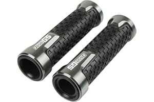 LKSN Accessori Moto Manopole Manubrio Per BMW F650GS F 650 GS 2000 2001 2002 2003 2004 2005 2006 2007 2008 2009 2010 2011 2012 (Color : Gray)