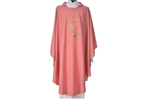 Holyart Casula Rosa 100% Poliestere XP ostensorio Calice spiga