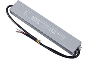 YAYZA! Transformateur 220V 12V Etanche, Dimmable Alimentation LED 12V 200W, IP67 Extérieur Driver LED, Transfo AC à DC Constante, Transformateurs Basse Tension pour Piscine CCTV Ampoule Lampes LED