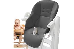 QUTALMI Fundas Para Trona Para Bebé, Cojín Para Silla De Comedor Para Bebé, Funda Trona Para Peg Perego Tatamia, Cojín Para Silla Alta Universial, Cómoda Con Funda De Asiento Acolchada