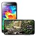 Produktbild Hülle Case Schutzhülle Cover Premium Case // M00290833 Garten-Bank Bank Lehne Sitz Holz // Samsung Galaxy S5 MINI SM-G800