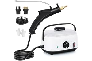 Aoresac Dampfreiniger 2500 W Dampfreiniger Reinigungsmaschine 2L Bis zu 120℃/252°F Steam Cleaner, Haushaltsdampfbesen für Teppiche, Fenster, Glas und Vorhänge