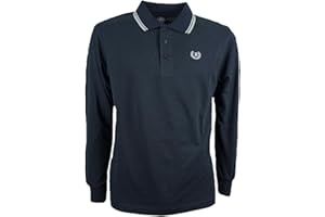 BE BOARD Polo Manica Lunga 100% Cotone Taglie Forti Uomo