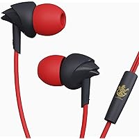 boAt Bassheads 100 in Ear Wired Earphones with Mic(RCB Raging Red)