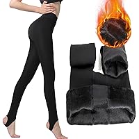DHSO - Leggings Cálidos Con Forro Polar Para Mujer, Con