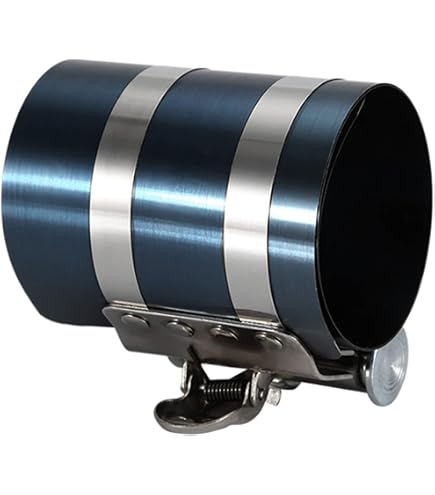 QUARKZMAN Set Anelli Pistone, 2 Pezzi 50mm x 1.2mm Dimensione Standard Anelli Pistone Adatti per Ricambi Motosega