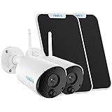 Reolink 2K 3MP Telecamera WiFi Esterno Senza Fili a Batteria, Rilevamento Persone/Veicoli/Pet, Audio a 2 Vie, Sirena, Visione