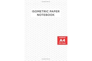 A4 Size Isometric Paper Notebook: 3D Drawings - Blank Graph Paper - Architect & Engineers Technical Drawing