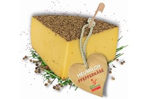 ‎TIROLER BAUERNSTANDL DIE HEIMAT DER TIROLER SCHMANKERL. Tiroler Bauernstandl - Pfeffer - Käse [ 1Kg ] Österreichische Spezialitäten aus Heumilch Bergkäse am Stück Südtiroler Spezialitäten Hartkäse für Raclette Käse oder als geriebener Hartkäse Milk Käseset