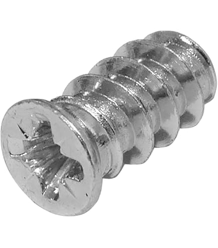 20 Viti Euro Per Mobili In Legno - Ø6.3x11mm, Acciaio Zincato, Testa Pozidriv Per Armadi E Guardaroba - Foto 8