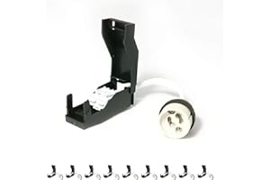 EUROPALAMP 10 Douilles GU10 en Céramique Automatique 230V classe 2 avec Câbles Isolés pour Lampes et Ampoules LED GU10