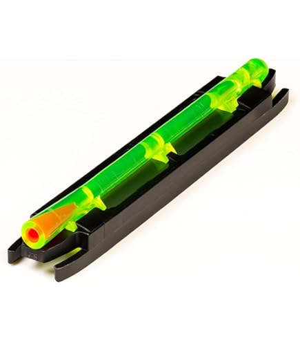 Point De Visée Fibre Optique Rouge Pour Fusil – Longueur 15 Mm, Base Métallique Pour Trou 2,6 Mm, Réglable Avec Colle