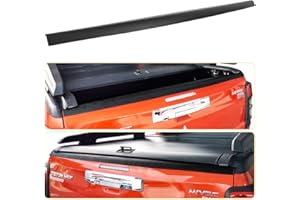 JHCHAN Tailgate Protector for Isuzu D-MAX 2021-2024 Accessories Pre-Facelift Dmax Pickup Load Bed Rail Cover Rear Tail Gate Guard Trim Texture Black…
