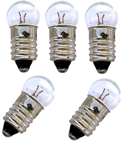 Lampadine E10 Miniatura #123 1,25V 0,30A Per Torcia - Confezione Da 10 GLOFE - Foto 1