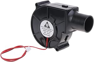 FuBESk Mini Centrifugal Fan Blower, 12V BBQ Blower Fan BBQ Grill Fan Air Blower, BBQ Blower Portable Handheld Electric Barbecue Fan Air Blower, Electric Charcoal Starter Fan for Outdoor Barbecue Camp