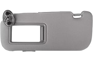 SGHFUVE Viseras Repuesto Accesorios Interiores Parasol Interior Coche Espejo Color Gris Y Beige para El Lado Izquierdo Y Derecho Conductor Y Pasajero para Toyota para Auris para Corolla 2008-2013(Grey Left)