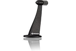 Adaptador de trípode Bresser SFM-1, Construcción metálica Delgada, para prismáticos de Techo, Rosca de conexión de trípode, hasta 1,5 kg, 60x40x95mm
